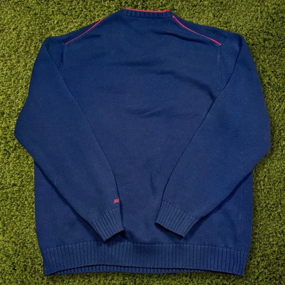 Vintage Tommy Hilfiger 3D Embroidered Logo Sweater - Picture 2 of 5